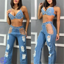 Carregar imagem no visualizador da galeria, Conjunto Jeans Fanáticos