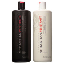 Carregar imagem no visualizador da galeria, Kit Sebastian Professional Penetraitt Shampoo e Condicionador 2 x 1000 ml