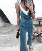 Carregar imagem no visualizador da galeria, Macacão Jeans em Calça Jéssica