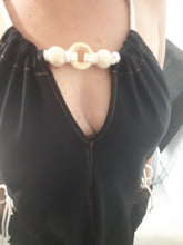 Carregar imagem no visualizador da galeria, Vestido em linho preto