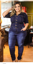 Carregar imagem no visualizador da galeria, Macacão Jeans Vitória