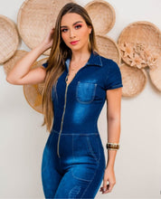 Carregar imagem no visualizador da galeria, Macacão Jeans Ariel