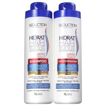 Carregar imagem no visualizador da galeria, Jota & Ene Seduction Pro  Hidrat Hair SOS 6 x 1 - Kit Shampoo e Condicionador 2000 ml