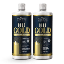 Carregar imagem no visualizador da galeria, Kit Salvatore Progressiva Profissional Blue Gold - Passo "1" e "2" 2000 ml