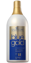 Carregar imagem no visualizador da galeria, Salvatore Progressiva Blue Gold Shampoo - APENAS Passo "1"  1000 ml