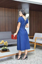 Carregar imagem no visualizador da galeria, Vestido Midi Jeans Grizelda