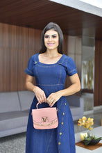 Carregar imagem no visualizador da galeria, Vestido Jeans Poá Clô