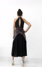 Carregar imagem no visualizador da galeria, Vestido crepe+couro Alanis