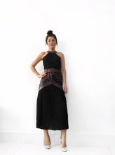 Carregar imagem no visualizador da galeria, Vestido crepe+couro Alanis