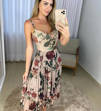 Carregar imagem no visualizador da galeria, Vestido Flores de Outono
