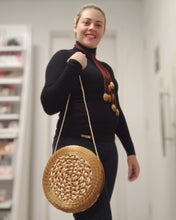 Carregar imagem no visualizador da galeria, Bolsa capim dourado disco