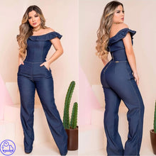 Carregar imagem no visualizador da galeria, Macacão Jeans Manuelita