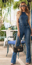 Carregar imagem no visualizador da galeria, Macacão Jeans Estruturado
