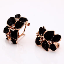 Carregar imagem no visualizador da galeria, Colar e Brincos Black Rose # 82606.8090