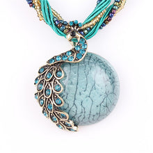 Carregar imagem no visualizador da galeria, Colar Blue Natural Stone # XL649.7595