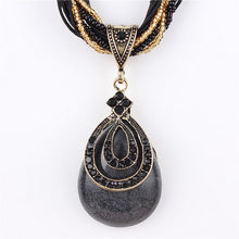 Carregar imagem no visualizador da galeria, Colar Blue Natural Stone # XL649.7595