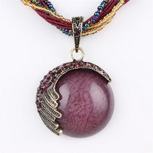 Carregar imagem no visualizador da galeria, Colar Blue Natural Stone # XL649.7595