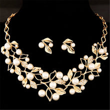 Carregar imagem no visualizador da galeria, Colar e Brincos Bridge Crystal Gold  Silver # IO21.8090