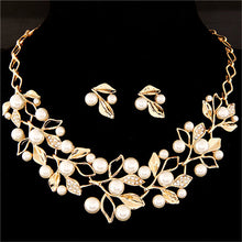 Carregar imagem no visualizador da galeria, Colar e Brincos Bridge Crystal Gold  Silver # IO21.8090