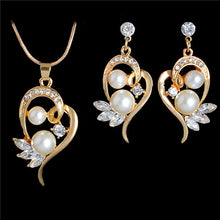 Carregar imagem no visualizador da galeria, Colar e Brincos Bridge Crystal Gold  Silver # IO21.8090