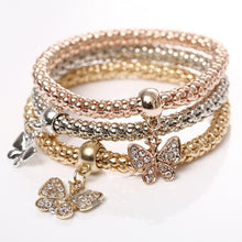 Carregar imagem no visualizador da galeria, Bracelete Siver and Gold Mix # SL562.6585