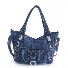 Carregar imagem no visualizador da galeria, Bolsa Jeans de Alta Qualidade Erika # CYP0309.2325