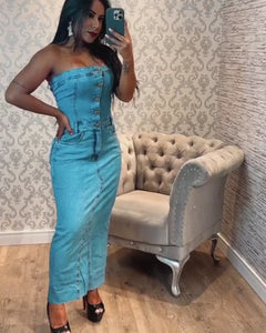 Vestido jeans colde