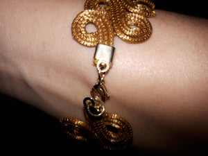 Bracelete imensidão capim dourado