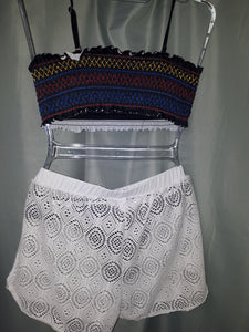 Shorts praia renda