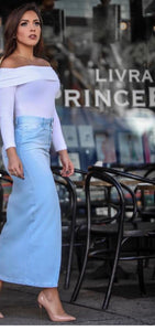Saia Longa Jeans