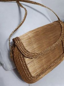 Bolsa de Capim Dourado Retangular Pasta