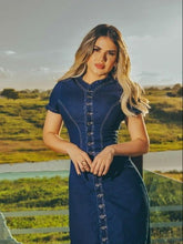 Carregar imagem no visualizador da galeria, Vestido Jeans Kátia