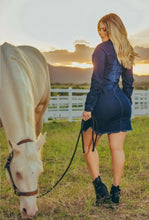 Carregar imagem no visualizador da galeria, Vestido Jeans Manga Longa Sarah