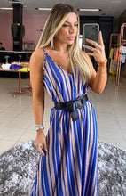 Carregar imagem no visualizador da galeria, Vestido regata listrado Felipa