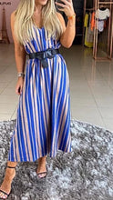 Carregar imagem no visualizador da galeria, Vestido regata listrado Felipa