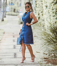 Carregar imagem no visualizador da galeria, Vestido Jeans Antônia