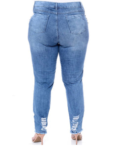 Calça bordada plus size maravilha