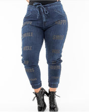 Carregar imagem no visualizador da galeria, Calça jeans jogger plus