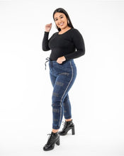 Carregar imagem no visualizador da galeria, Calça jeans jogger plus
