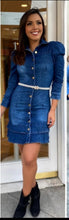 Carregar imagem no visualizador da galeria, Vestido Jeans Elisa