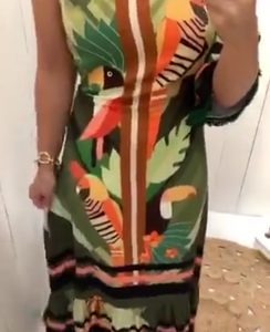 vestido caribenha