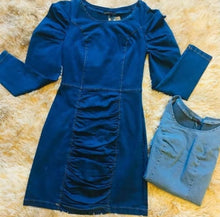 Carregar imagem no visualizador da galeria, Vestido Jeans Anália
