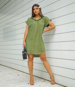 Chemise em Linho Mel