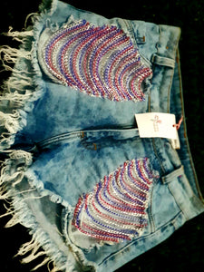 Shorts  correntes topázios