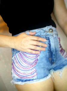 Shorts  correntes topázios
