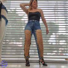 Carregar imagem no visualizador da galeria, Calça Jeans Folk
