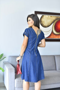 Vestido Jeans Midi Lucimar