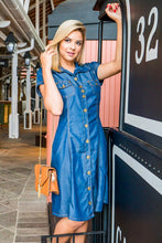 Carregar imagem no visualizador da galeria, Vestido Jeans Taciana