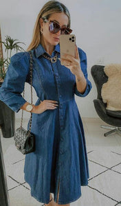 Vestido Jeans Midi Lourdes