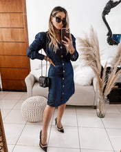 Carregar imagem no visualizador da galeria, Vestido jeans Dalva